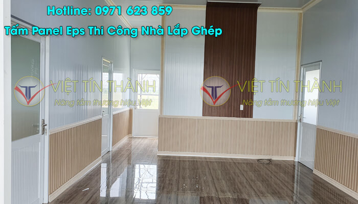 Panel Eps Thi Công Nhà Tiền Chế. Ảnh: Việt Tín Thành